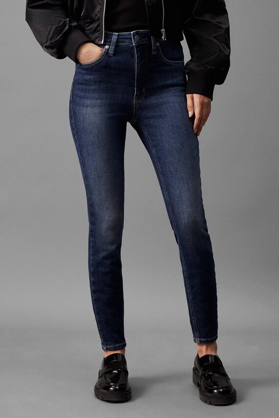 Джинсы HIGH RISE SUPER SKINNY ANKLE Calvin Klein Jeans Джинсы HIGH RISE SUPER SKINNY ANKLE Calvin Klein Jeans
