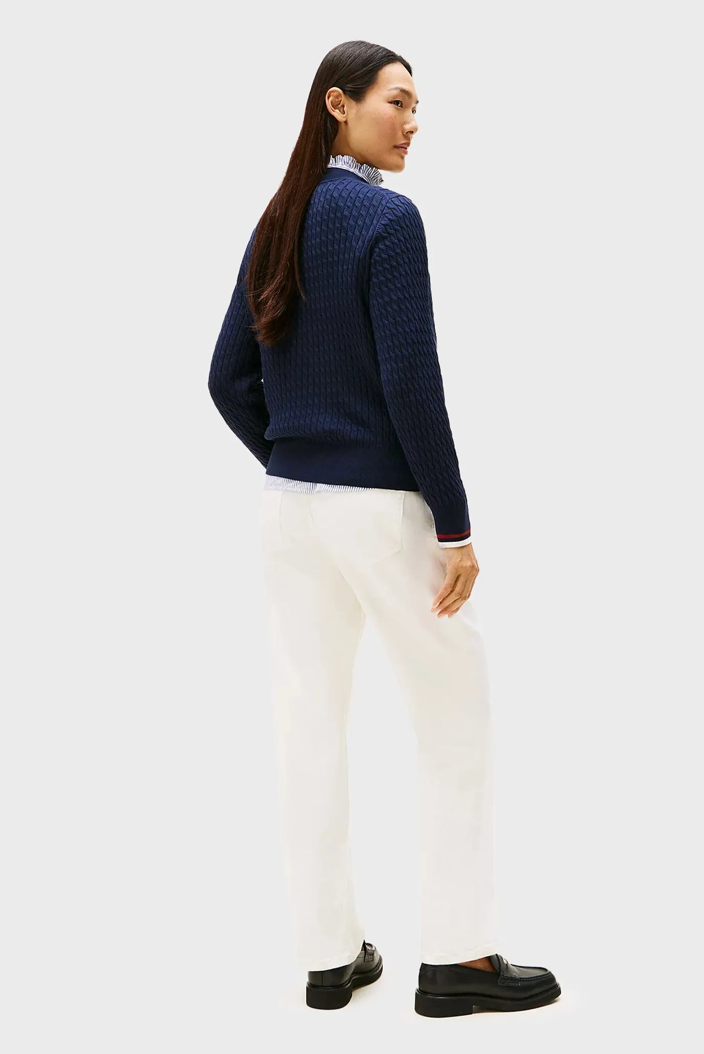 Sviter CO CABLE FINE GG C-NK LS SWEATER 2