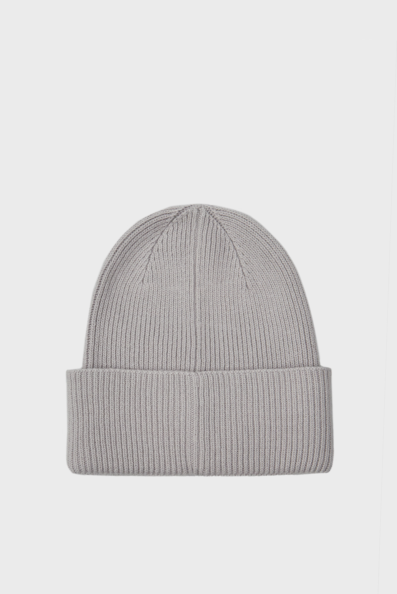 Shapka COTTON WOOL FINE RIB BEANIE 2