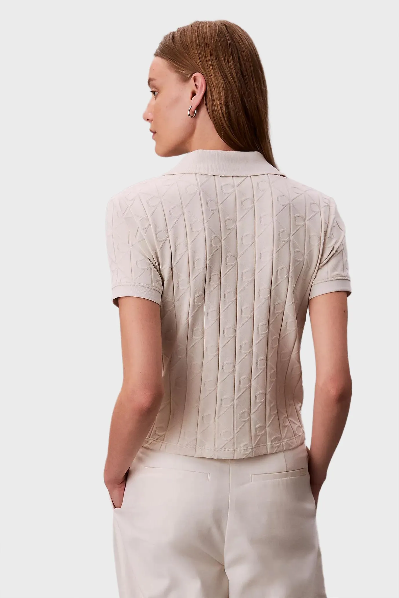 Polo SS AOP JACQUARD POLO TOP 3