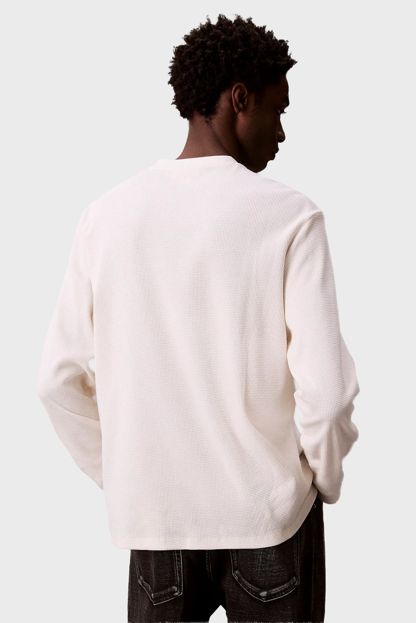 Uzun yengli futbolka LS WAFFLE BADGE CREWNK TEECalvin Klein Jeans Uzun yengli futbolka LS WAFFLE BADGE CREWNK TEE 4