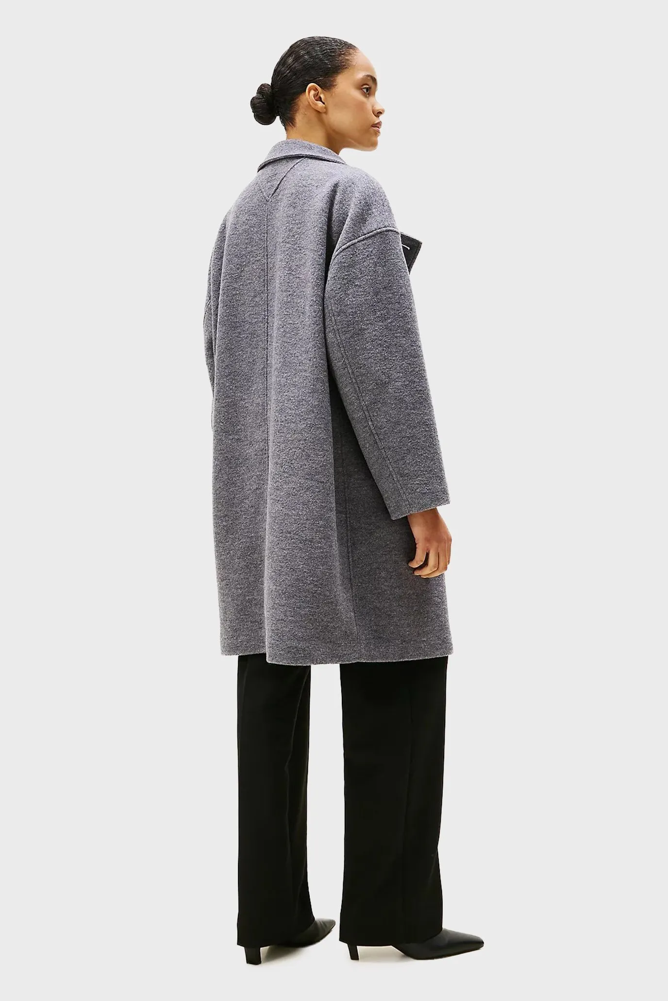 Пальто WOOL TEXTURE REG FUNNEL NK COAT 3
