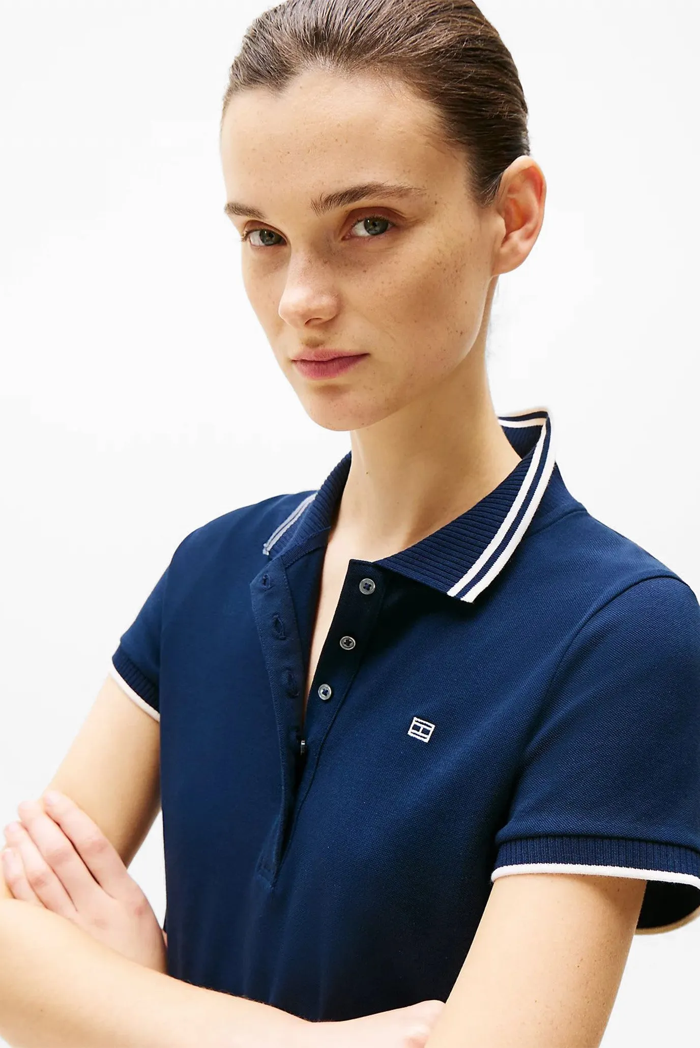 Поло FEMININE SPORTY SLIM POLO SS 4