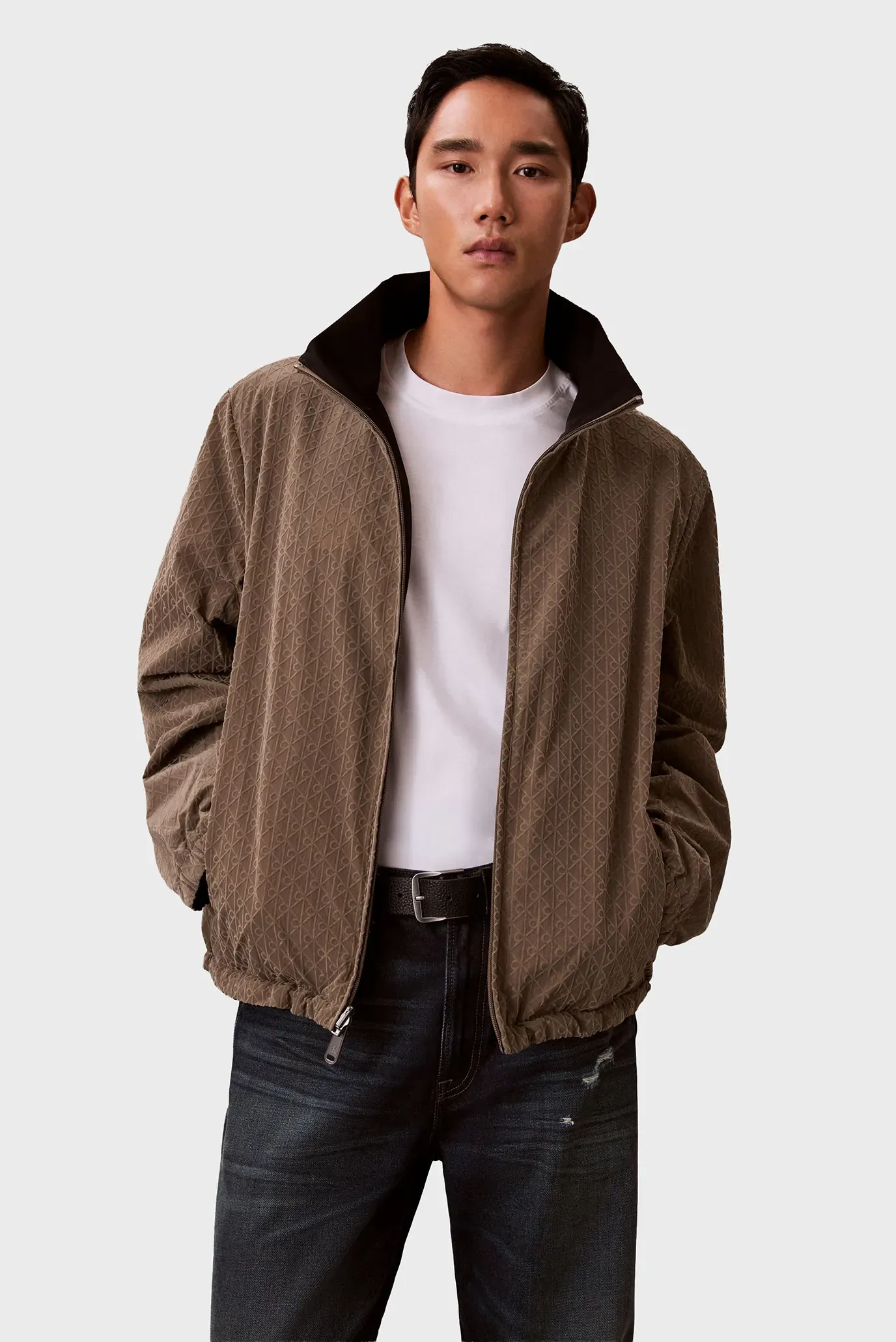 Куртка демисезонная/LS NYLON AOP UNFILLED REVERSIBLE 1