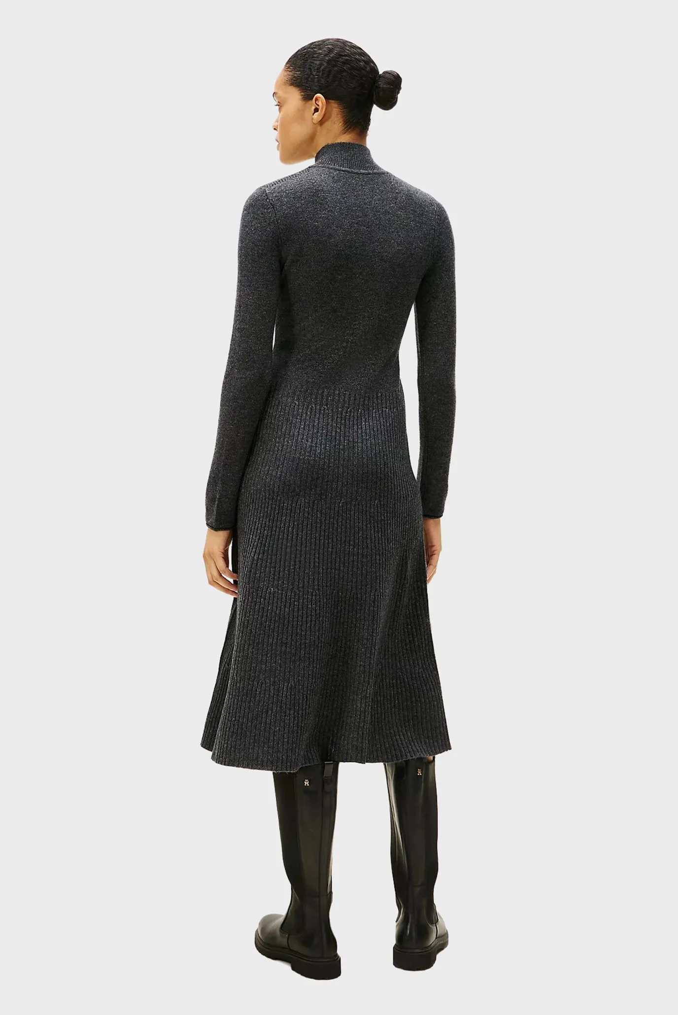 Koʻylak SOFT WOOL LS MOCK-NK SWT DRESS 2
