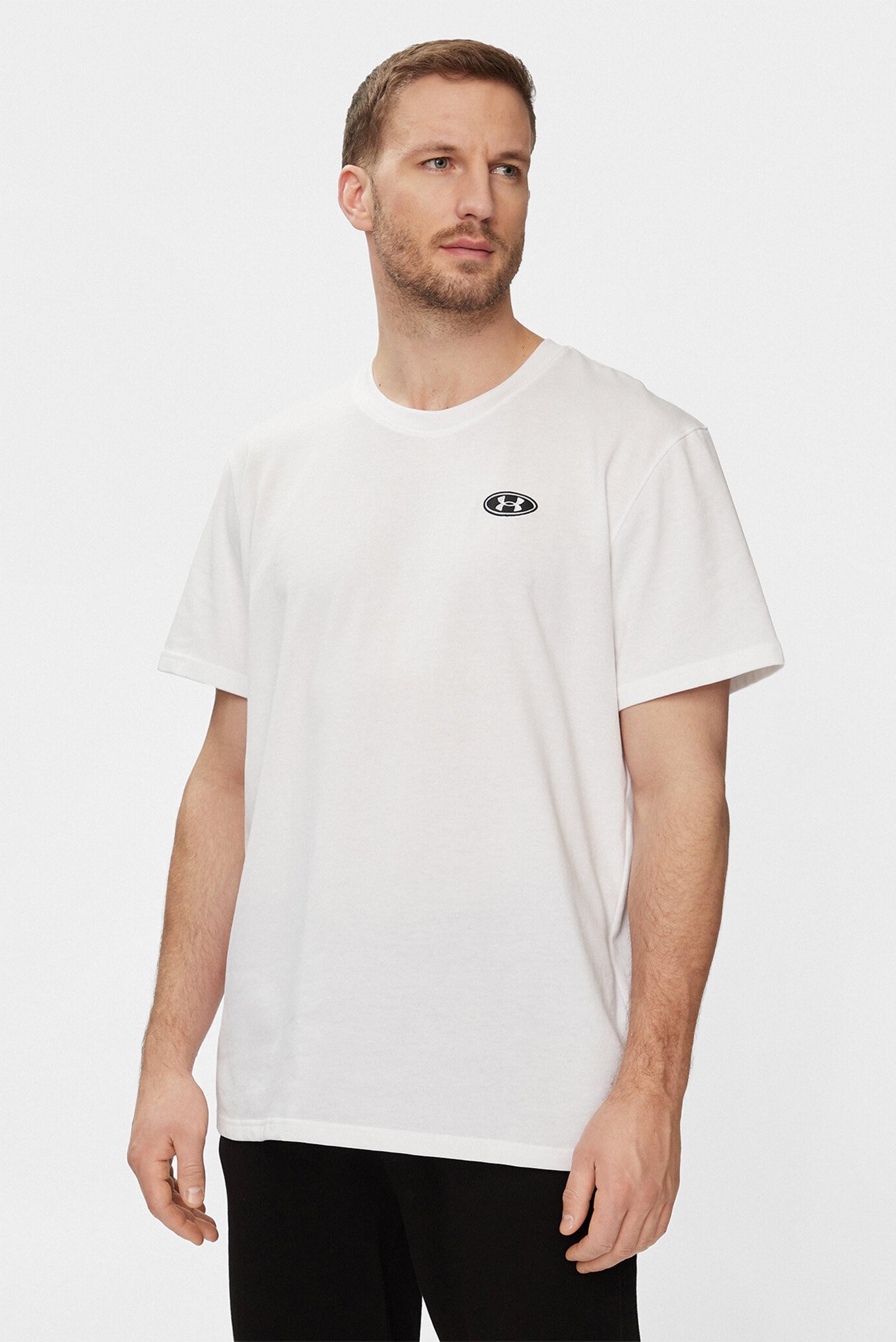 Футболка UA HW LC PATCH SS-WHT 1