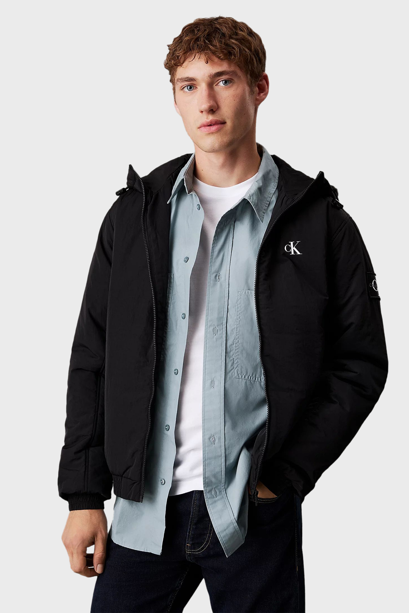 Куртка демисезонная PADDED HOODED HARRINGTON 1