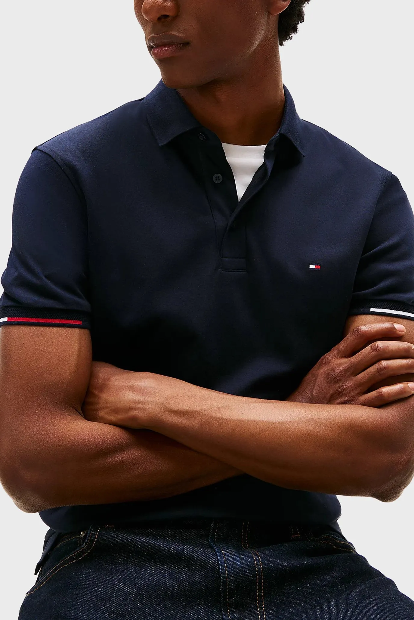 Поло INTERLOCK FLAGCUFF SLIM FIT POLO 4