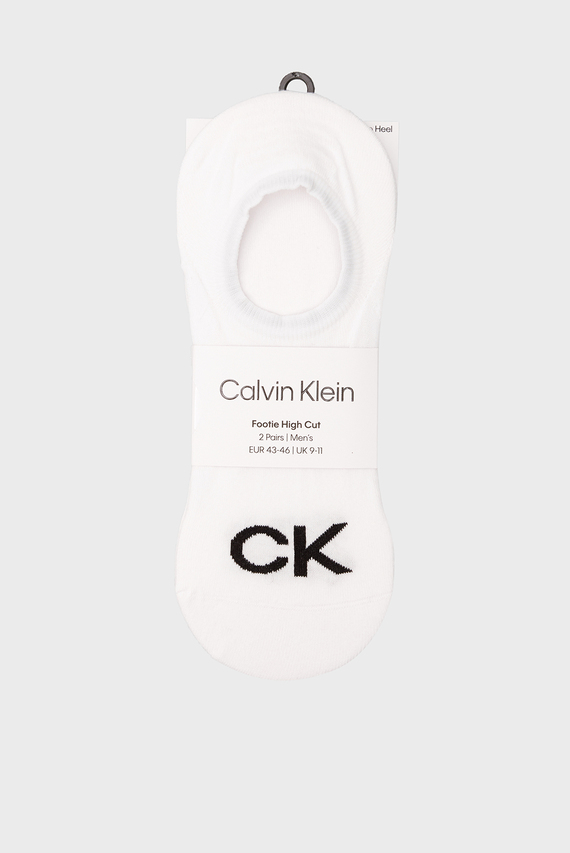 Kalta paypoq CK MEN FOOTIE HIGH CUT 2P LOGO Calvin Klein