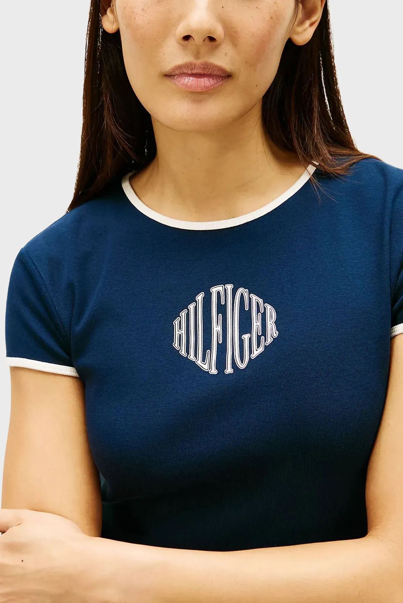 Futbolka/VARSITY SLIM RINGER TEE 4