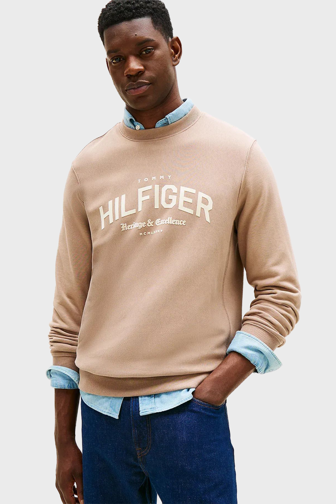 Svitshot HILFIGER ARCH CREW NECK 1