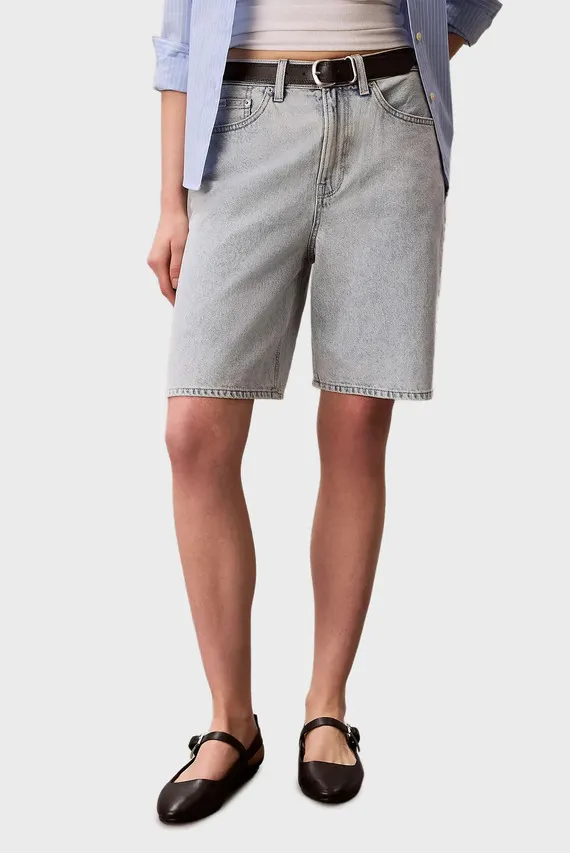 Шорты/THE BERMUDA SHORT BLEACHED BLUE Calvin Klein Jeans