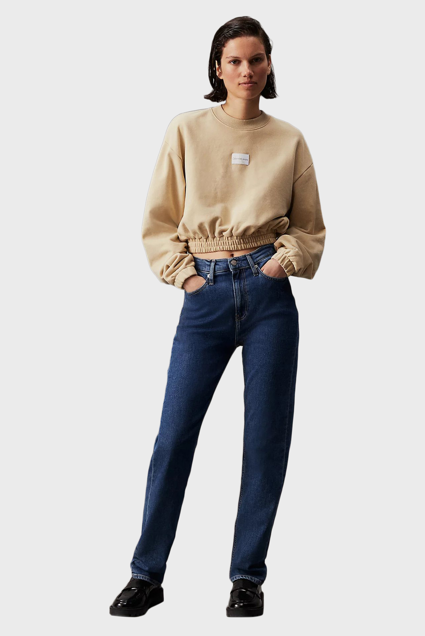 Свитшот WOVEN LABEL CREW NECKCalvin Klein Jeans Свитшот WOVEN LABEL CREW NECK 2