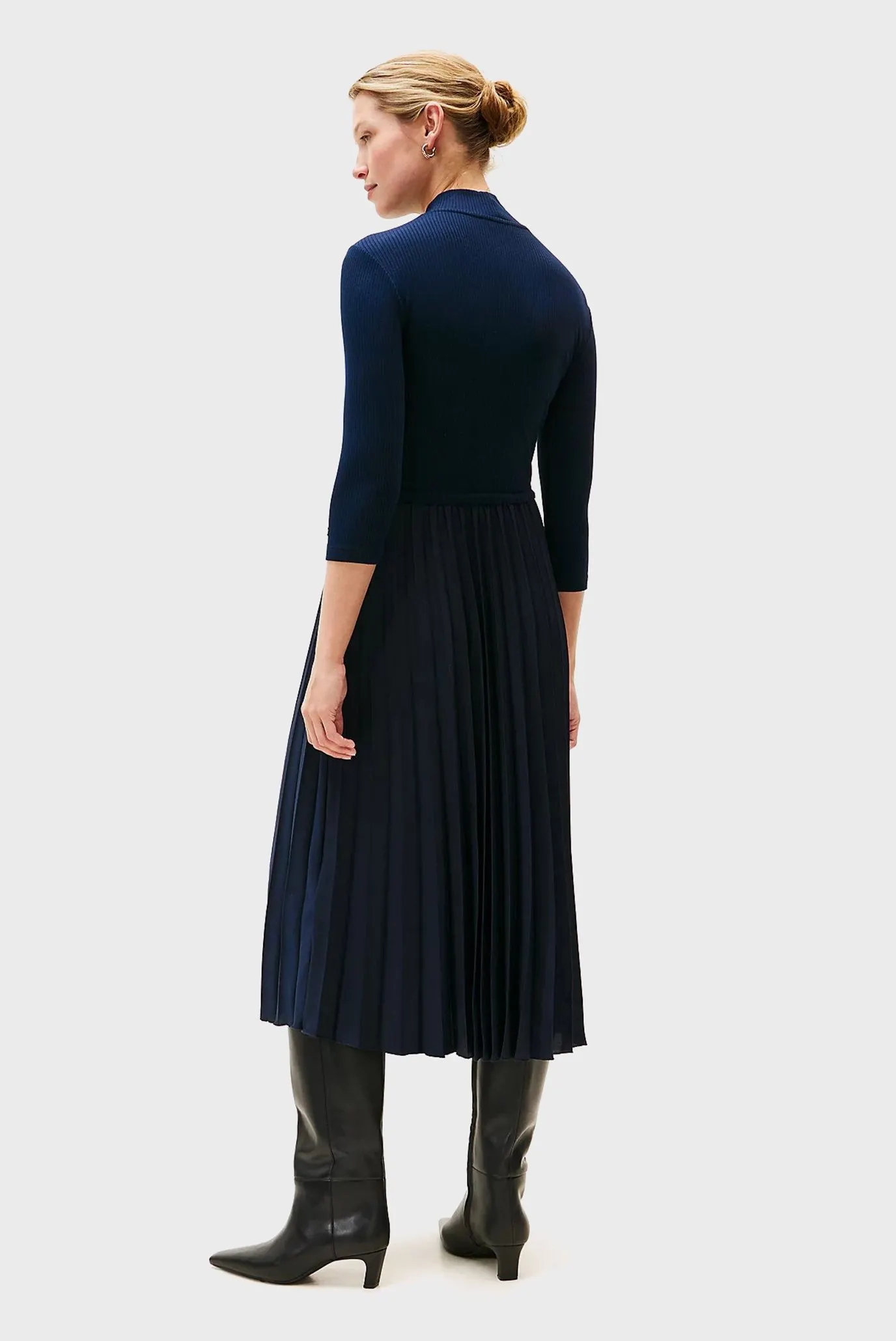 Платье SLIM 5X2 RIB MIX MIDI DRS 3