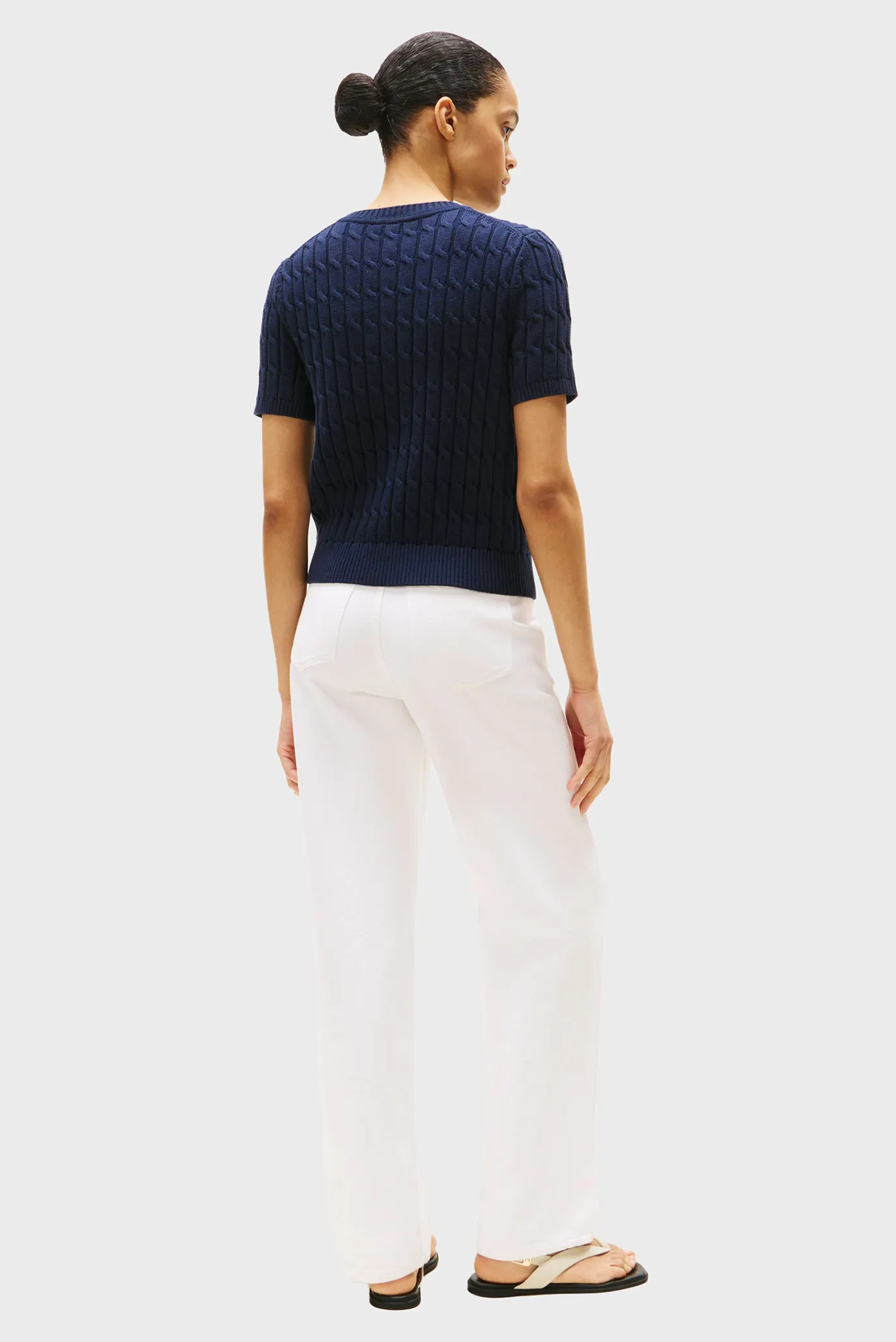 Свитер CO CABLE MID GG S S C-NK SWT 3