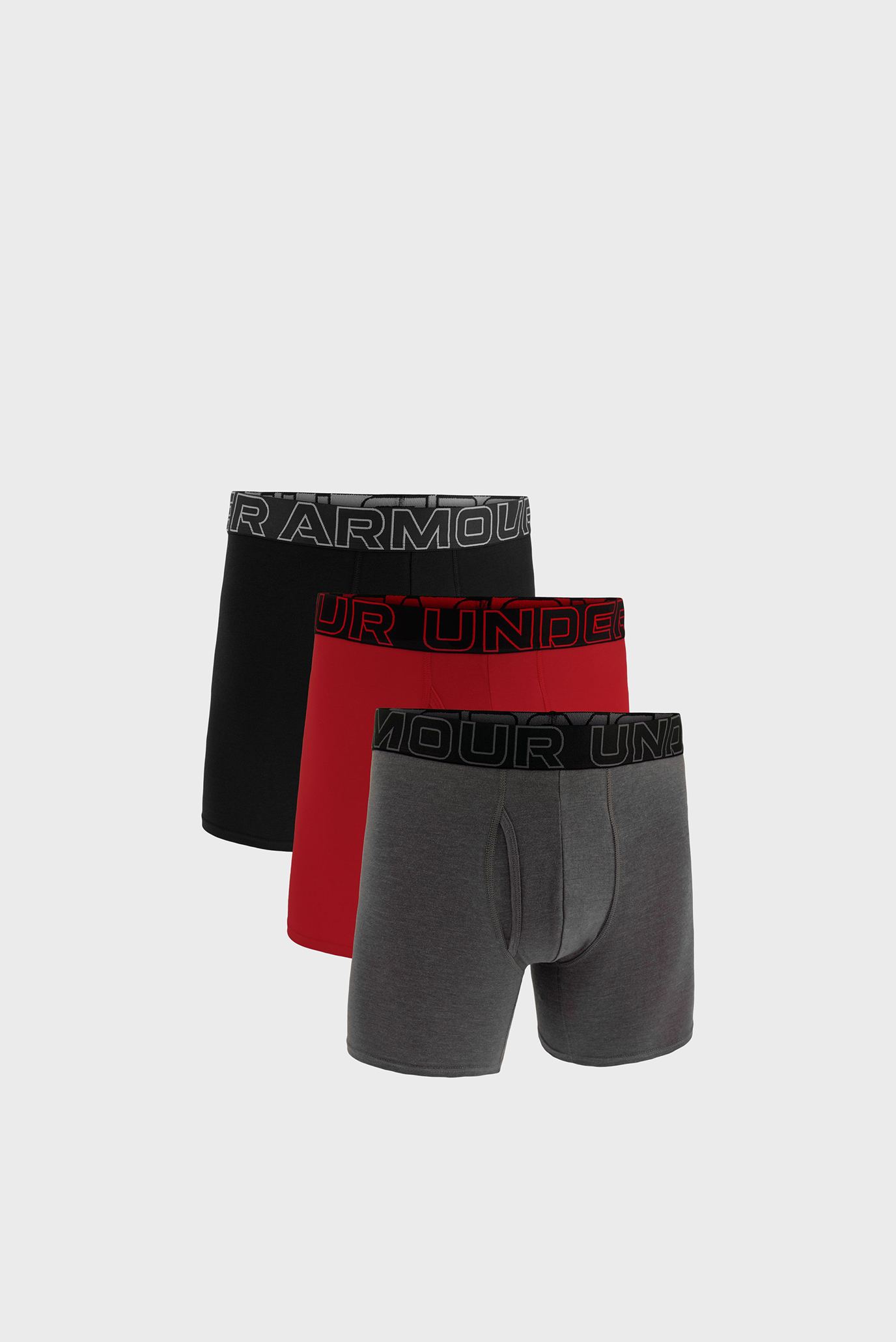 Trusik Underwear Boxers UA PERFORMANCE COTTON - SOLID 6 3PK 1