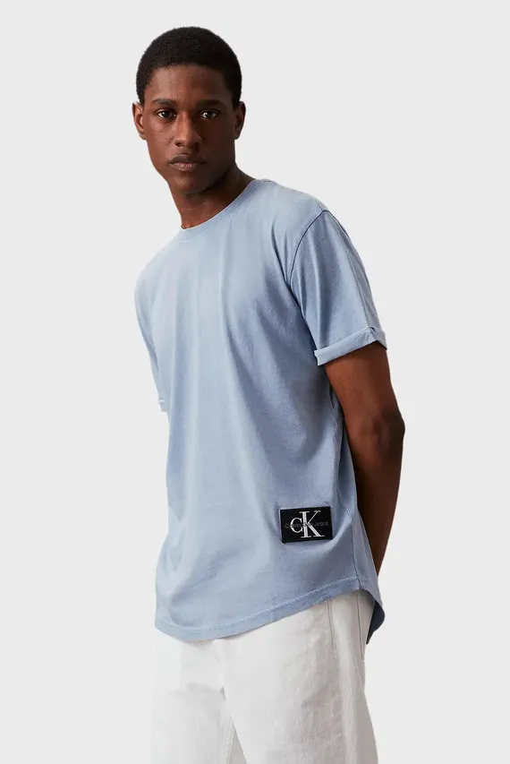 Futbolka WASHED MONOLOGO BADGE TEE Calvin Klein Jeans