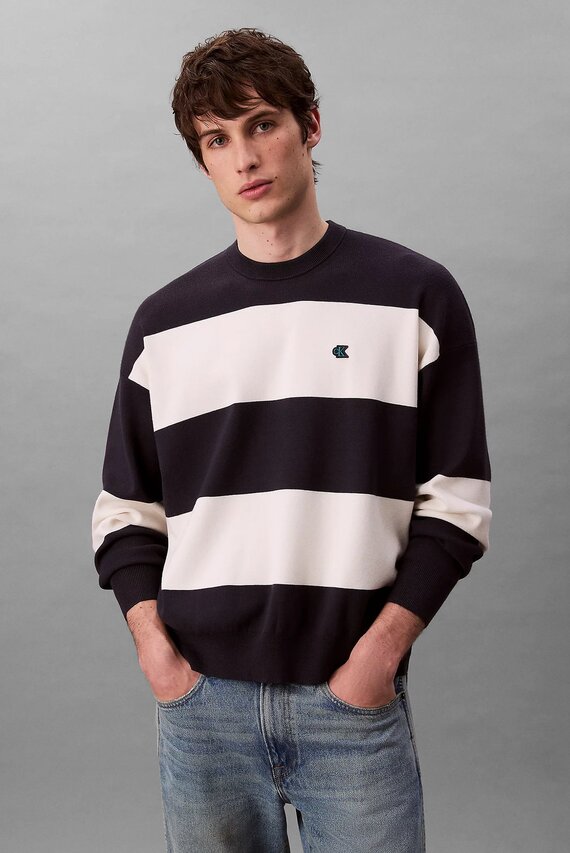 Sviter LS STRPD SNWY RLXD C Calvin Klein Jeans Sviter LS STRPD SNWY RLXD C Calvin Klein Jeans