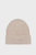 Shapka PATCH CHUNKY RIB COTTON BEANIE