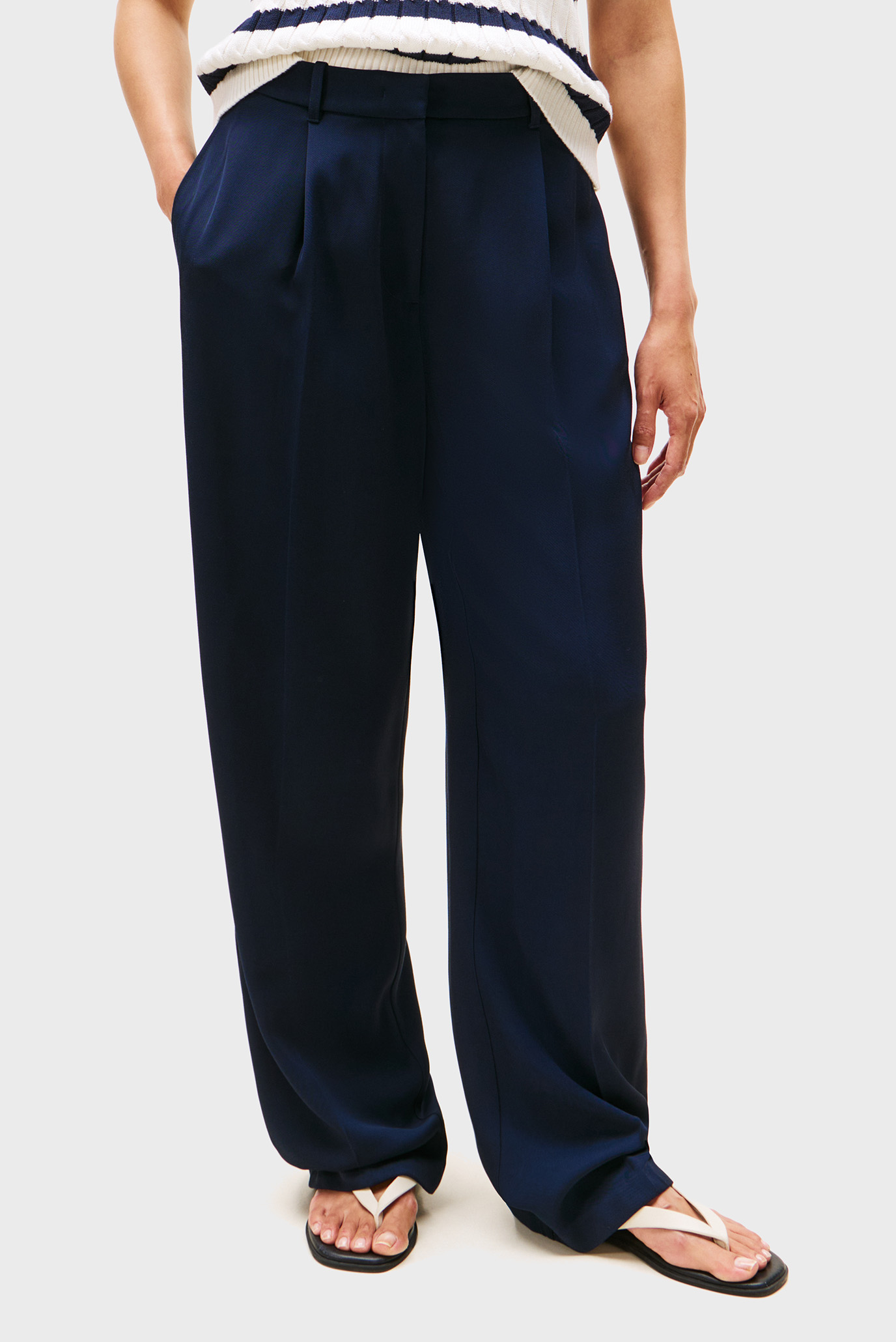 Ishton VIS TWILL RLXD STRAIGHT PANTS 1
