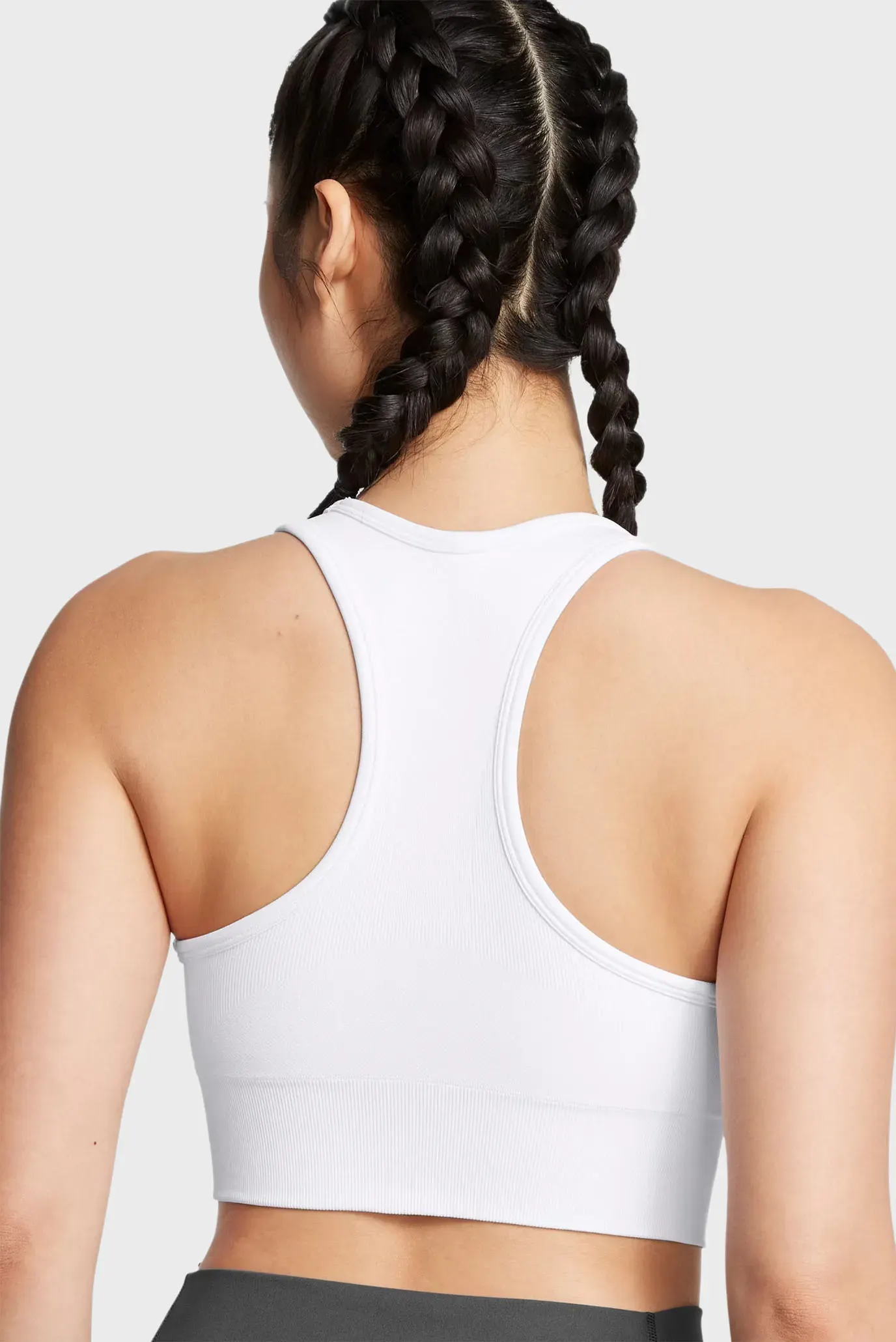 Top Vanish Seamless Mid Bra-WHT 5