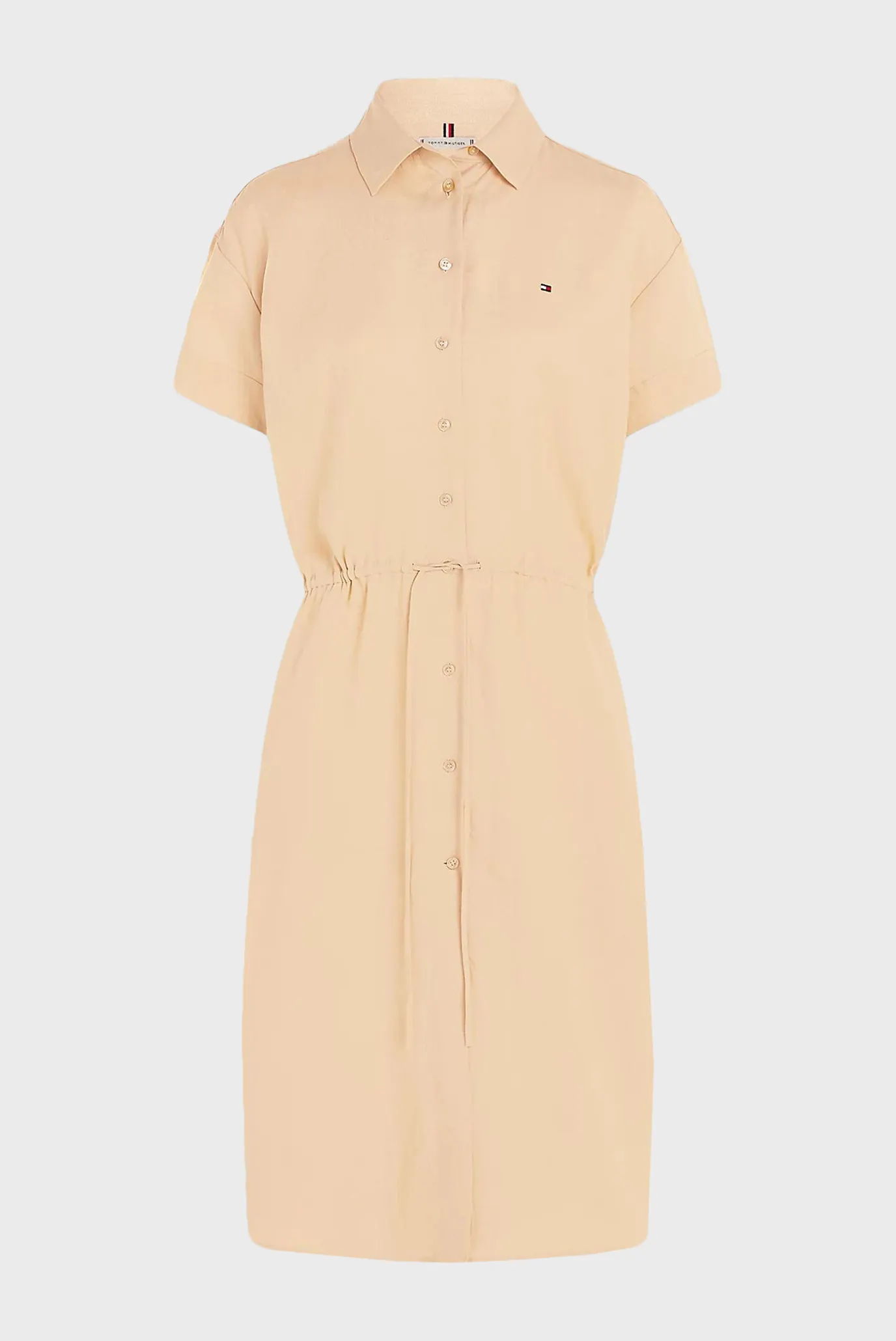 Платье LINEN SS MIDI SHIRT DRESS 5