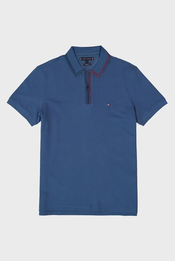 Поло RWB ZIP PLACKET TIPPING REG POLO Tommy Hilfiger