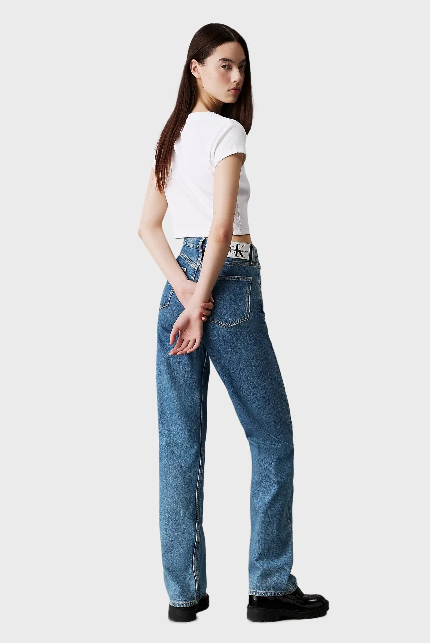 Футболка WOVEN LABEL RIB BABY TEE 3