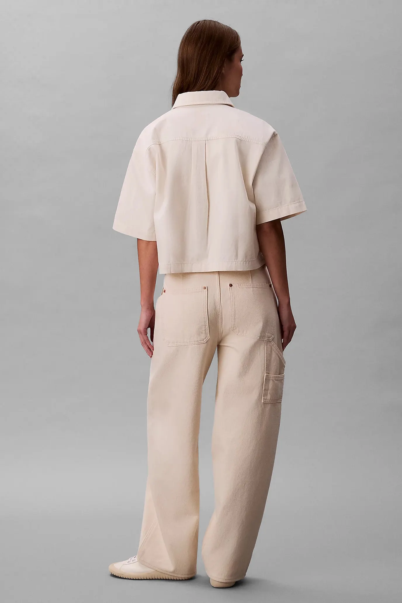 Ko'ylak SS DENIM SHIRT CHALK WHITE 5