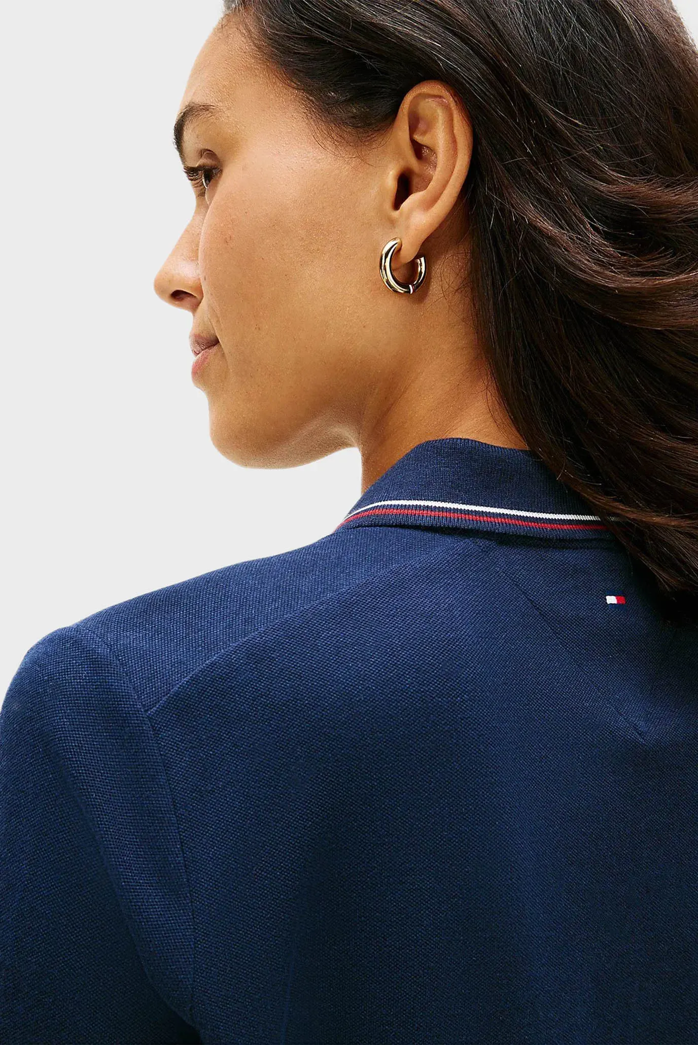 Поло TH SCRIPT LYOCELL ZIP SS POLO 4