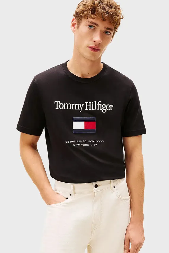 Futbolka TOMMY EMBRO FLAG TEE Tommy Hilfiger