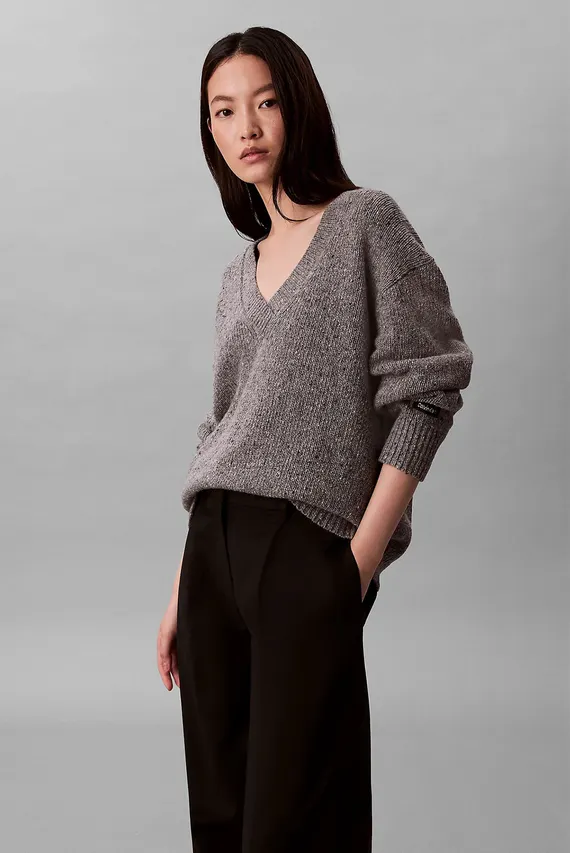 Свитер Chunky Neps V Neck Sweater Calvin Klein Jeans