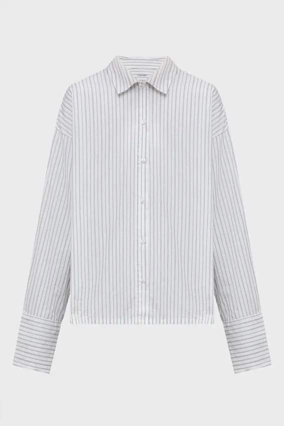 Tungi ko'ylak COTTON POPLIN SHIRT REGULAR Calvin Klein