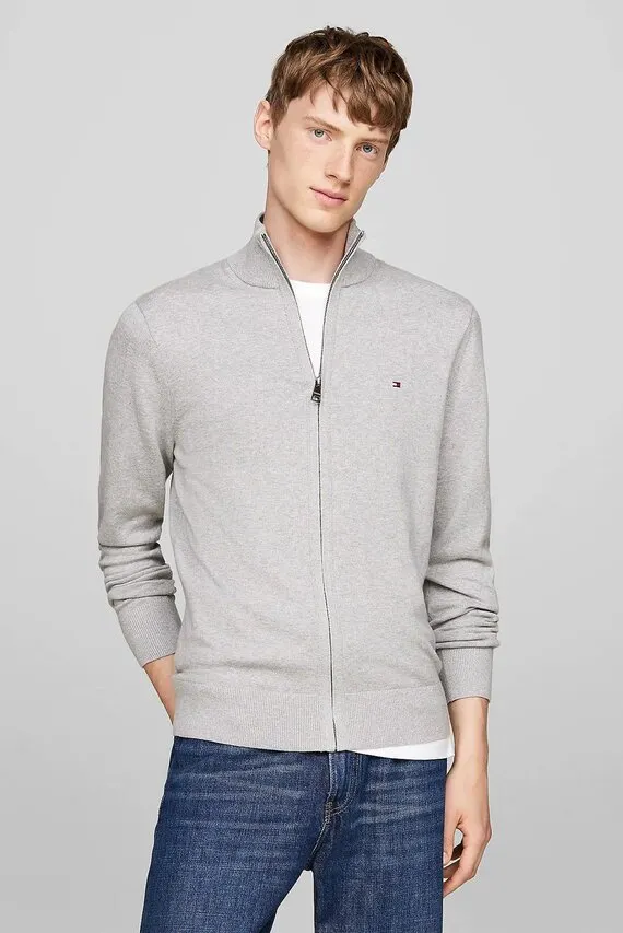 Лонгслив PIMA ORG CTN CASHMERE ZIP THRU Tommy Hilfiger