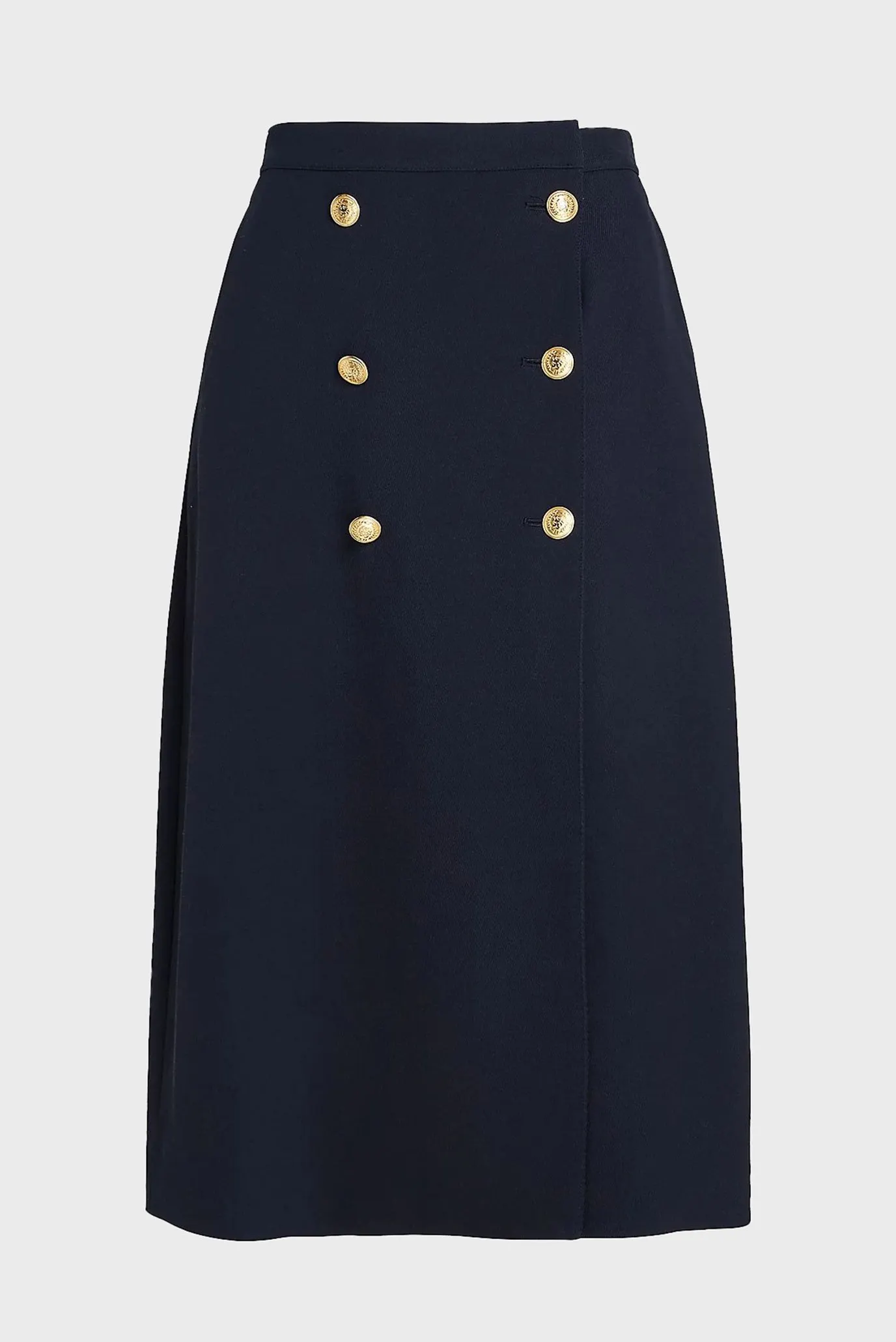 Юбка GOLD BUTTON TWILL MIDI SKIRT 5