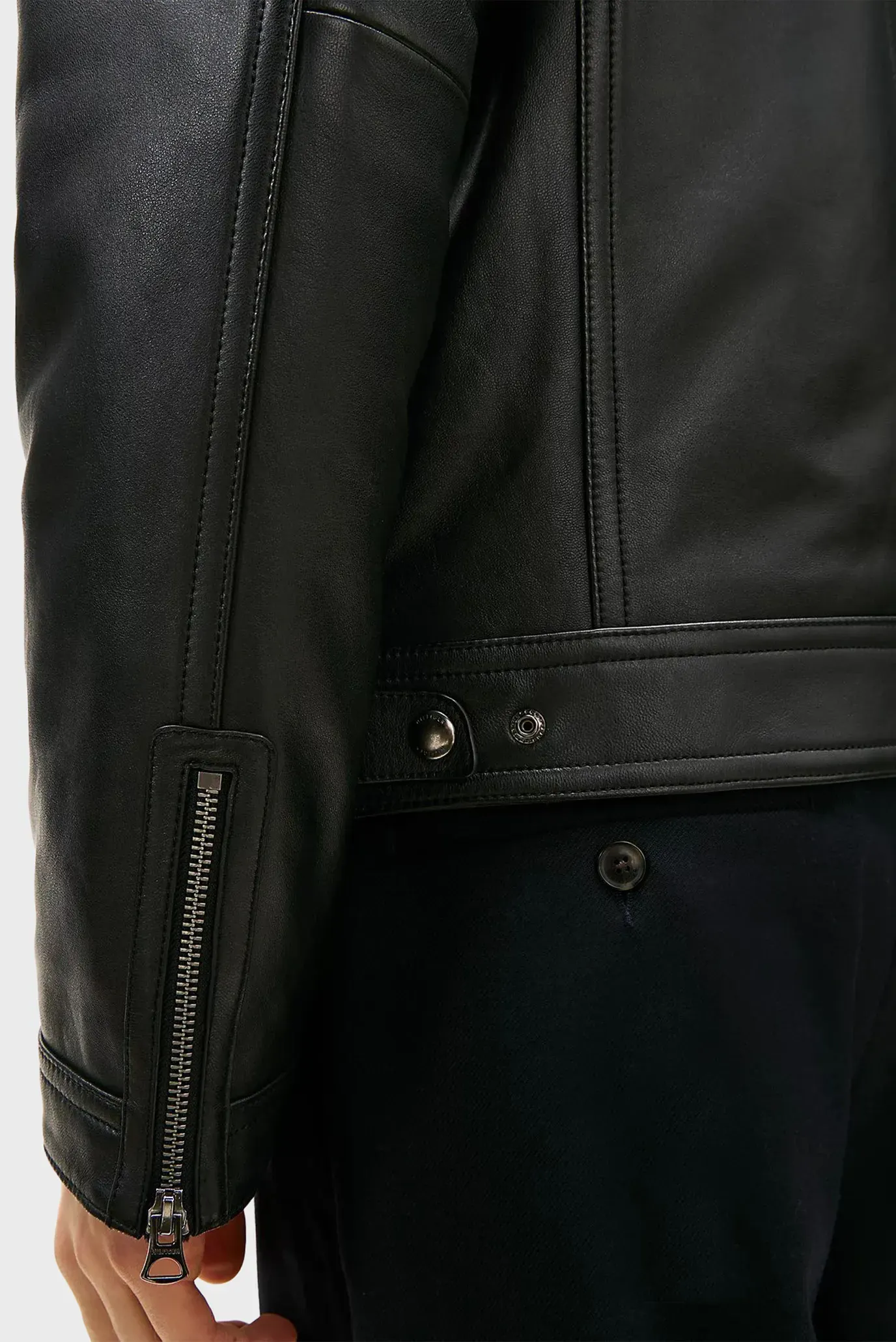 Лонгслив LEATHER CAFE RACER 5