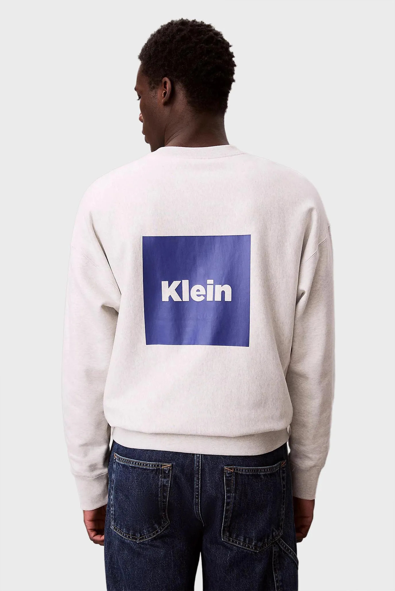 Svitshot/LS PREMIUM FLEECE CALVIN BOX GRA 3