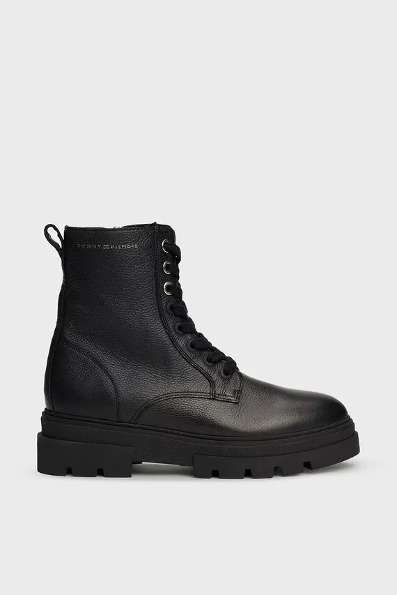 Ботинки BICOLOR LEATHER LACE-UP Tommy Hilfiger