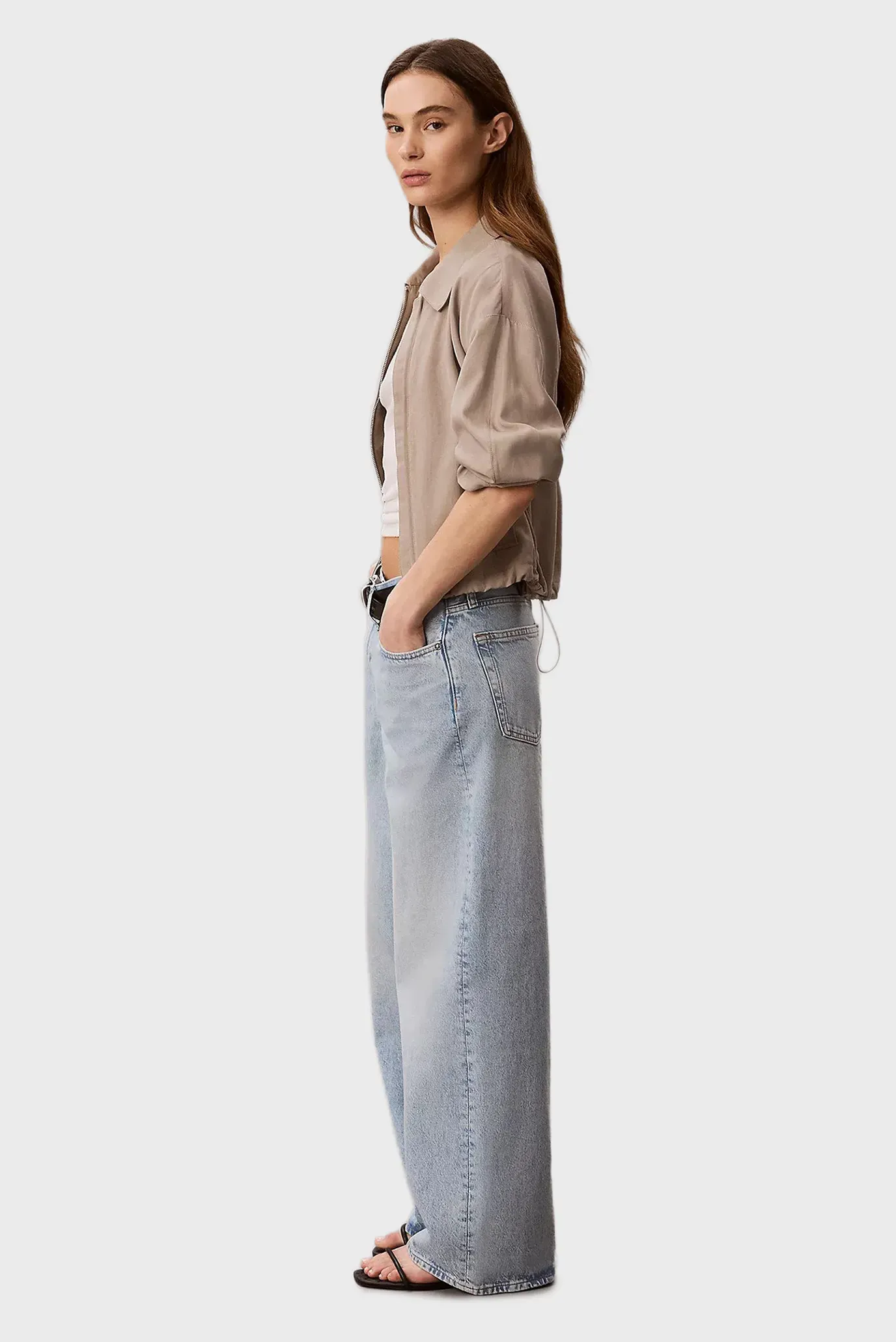 Джинсы/LOW RISE BAGGY INDIGO STONE 3