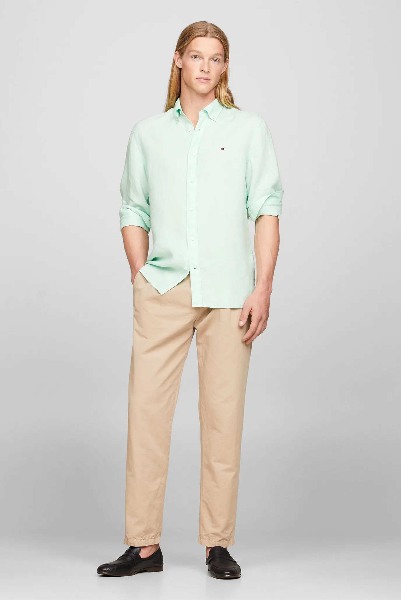 Рубашка PIGMENT DYED LI SOLID RF SHIRT 3