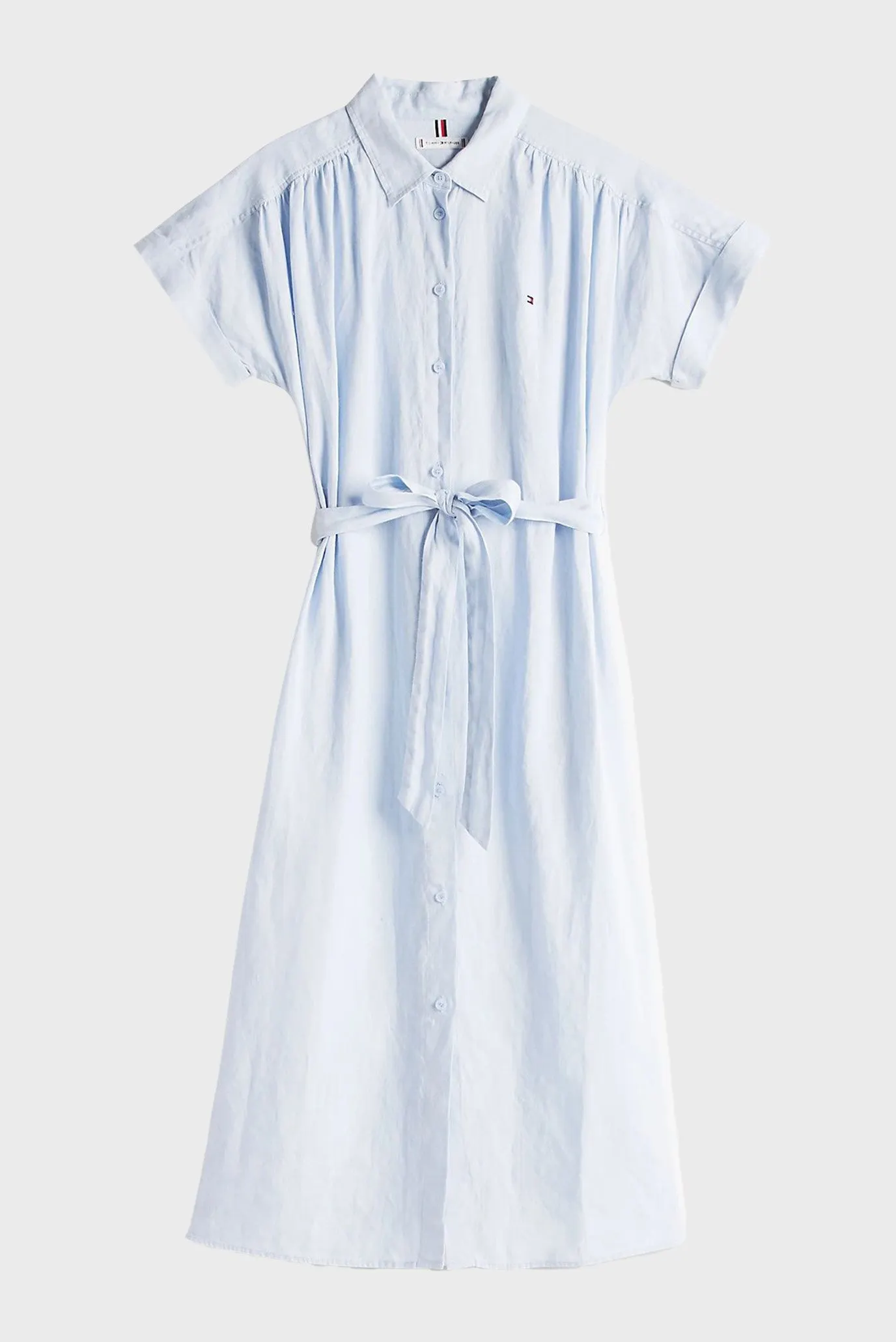 Платье ESS LINEN S S MIDI SHIRT DRESS 5