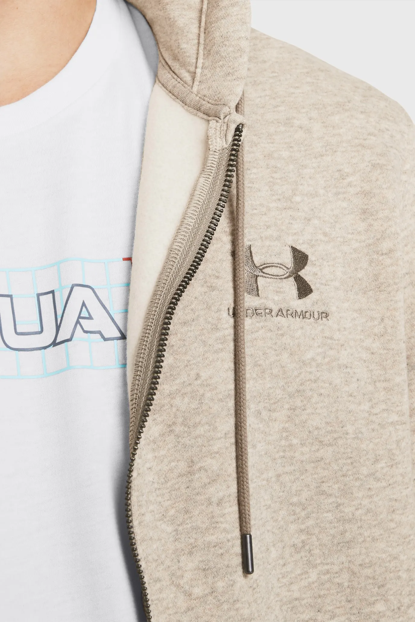 Джемпер UA Essential Fleece FZ Hood 3