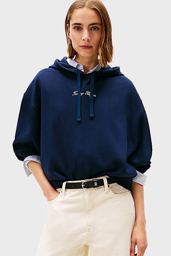 Худи CLASSIC SCRIPT TERRY HOODIE Tommy Hilfiger Худи CLASSIC SCRIPT TERRY HOODIE Tommy Hilfiger