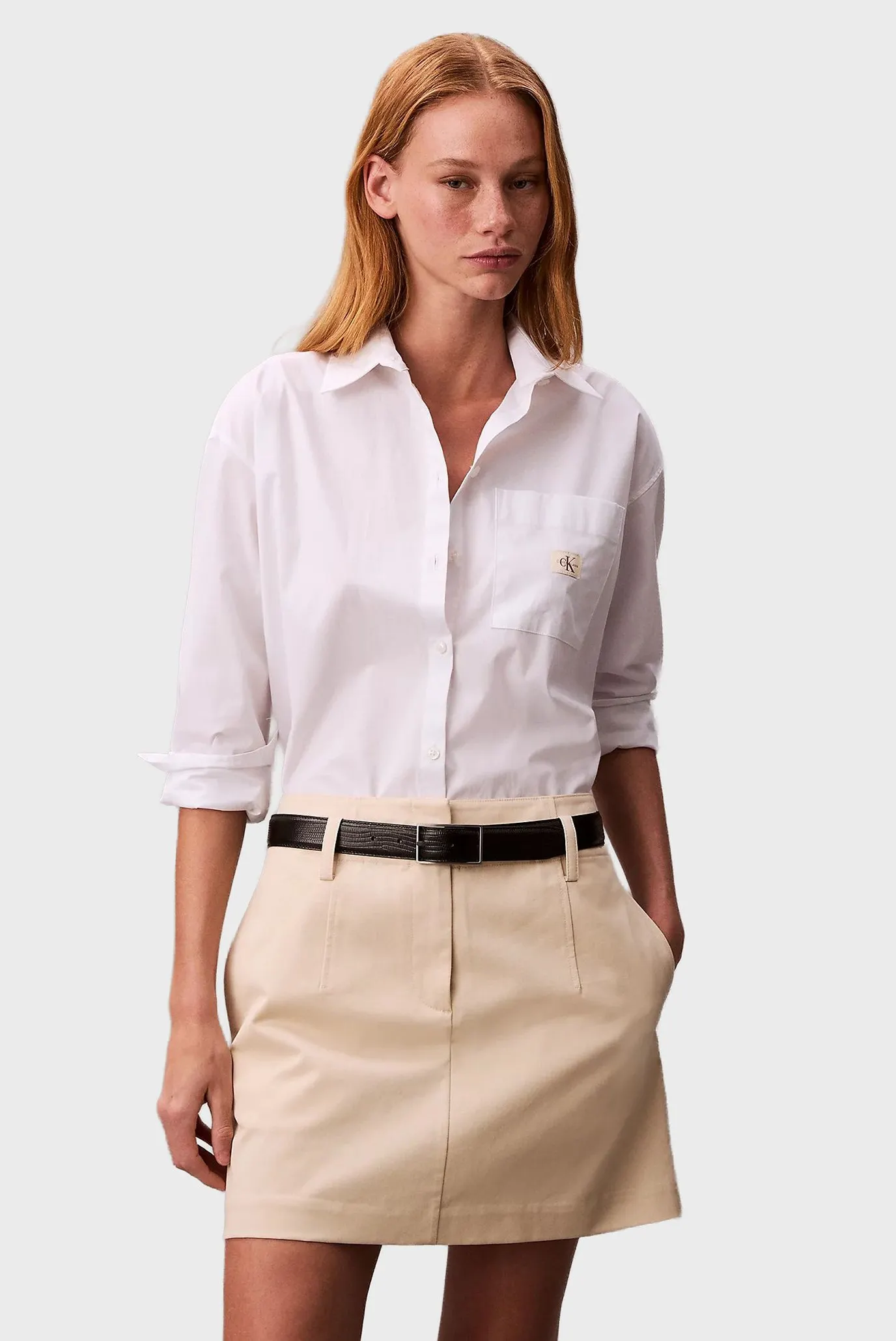 Yubka COTTON CHINO MINI SKIRT 5