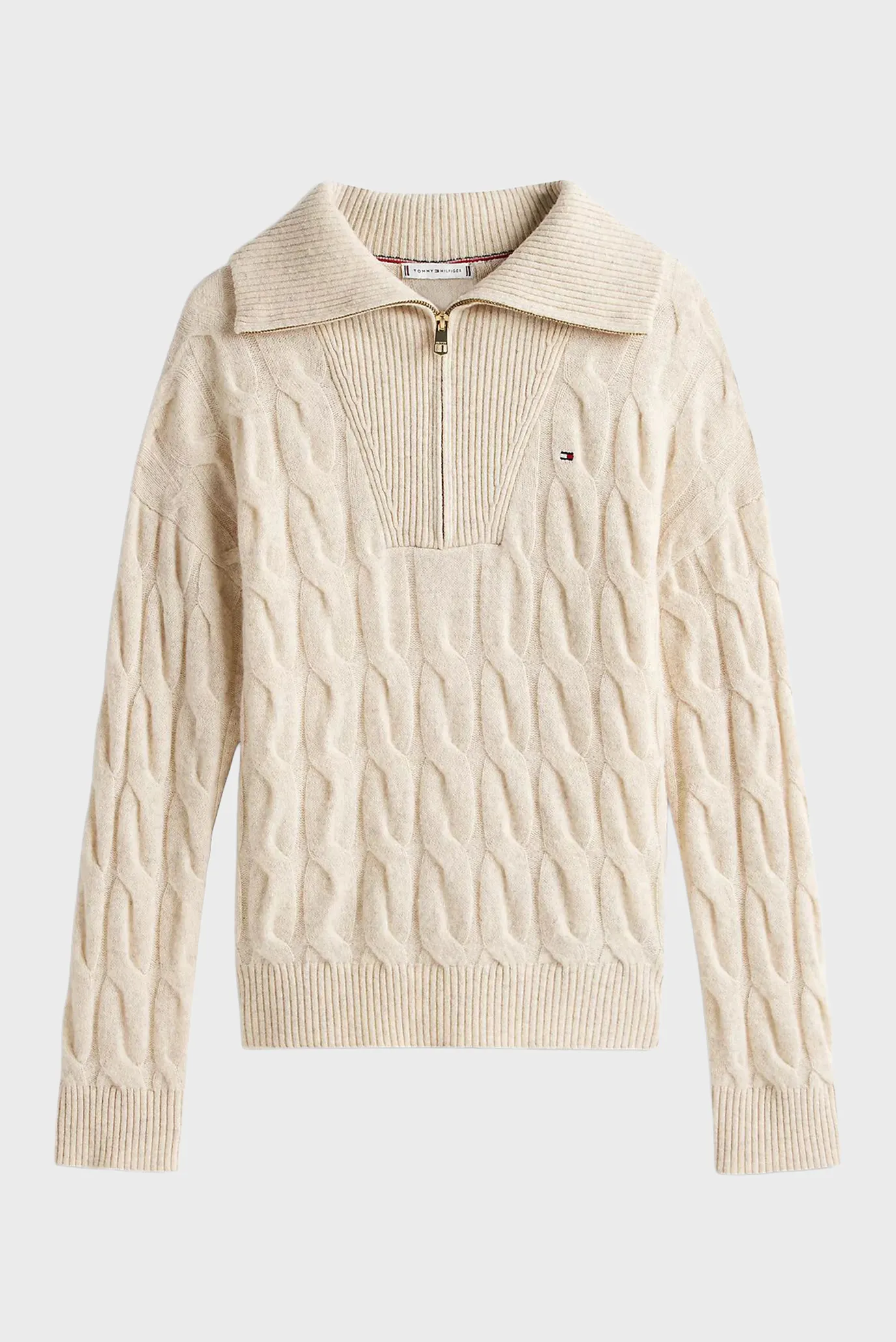 Свитер SOFT WOOL CABLE 1 2 ZIP LS SWT 5