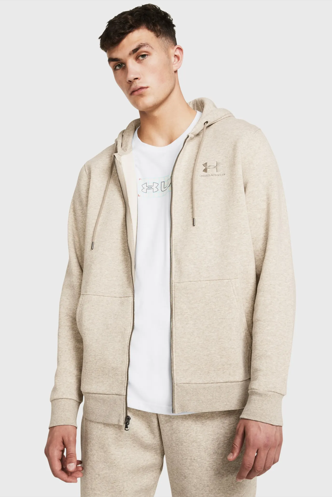 Джемпер UA Essential Fleece FZ Hood 1