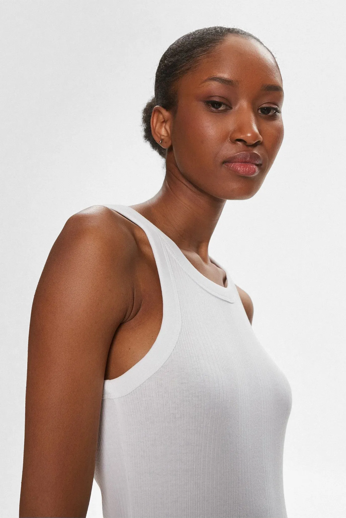 Майка VARIEGATED RIB WOVEN TAB TANK 4