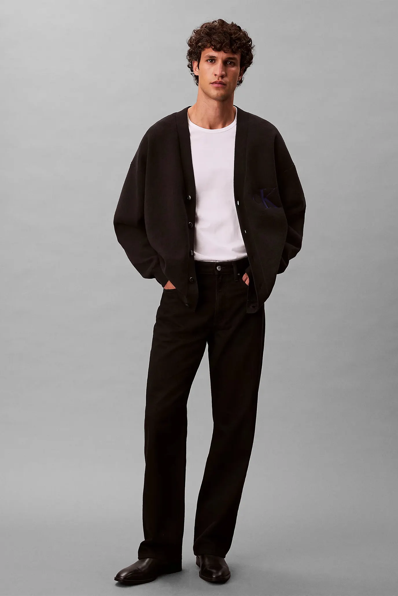 KardiganLS CTTN CASHMERE 3D LOGO CARDIGA 2