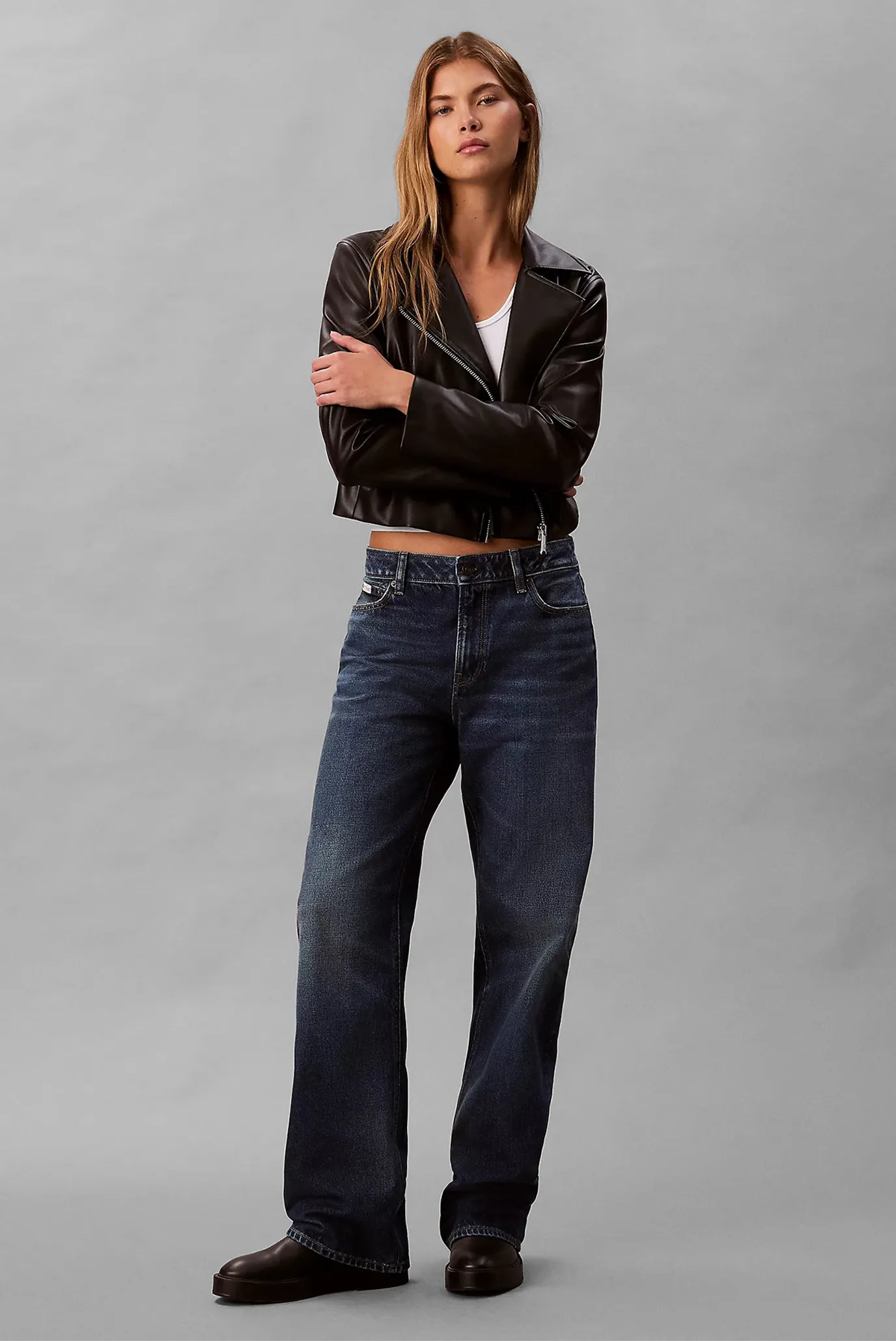 Jins shim/SIGNATURE 90s STRAIGHT DARK CRES 2