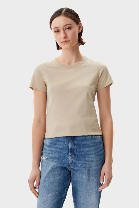 Futbolka LOGO NECKLINE T-SHIRT Calvin Klein Jeans